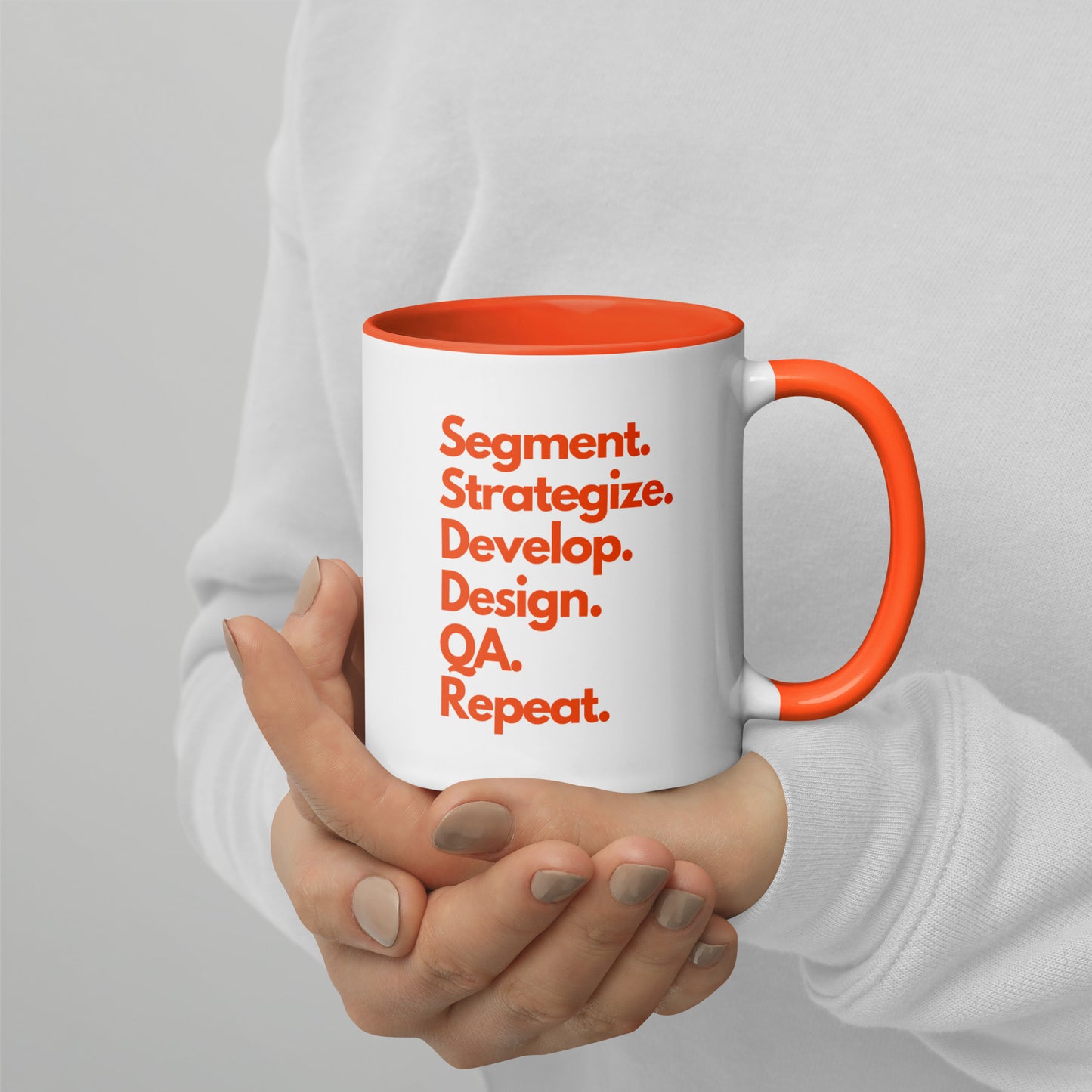Segment. Strategize. Develop. Design. QA. Repeat.