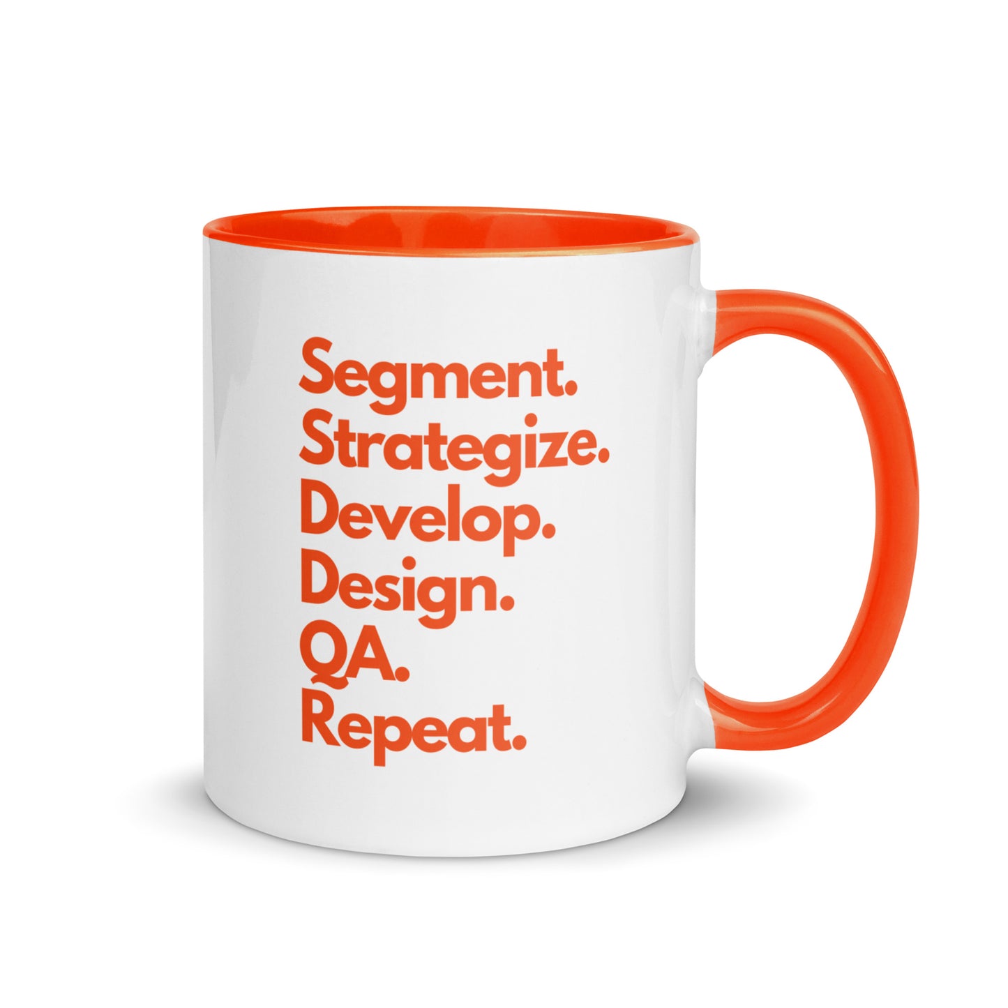 Segment. Strategize. Develop. Design. QA. Repeat.